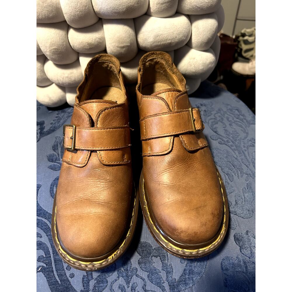 Dr Martens Vintage Camel Tan Brown Monk Strap size 7/EU 38 - Picture 3 of 7